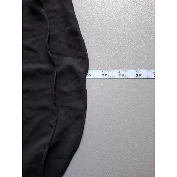 Chaus Black V-Neck Blouse XS Café Chic Corpcore Minimilist Goth - Picture 8 of 8